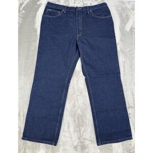 Lee Regular Fit Bootcut Jeans Mens 40x30 Blue Denim Western Ranch Cowboy NWT